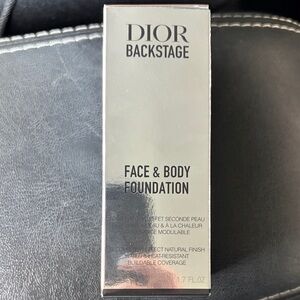 Dior Backstage Face & Body Foundation - Silver Packaging